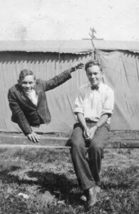 Johnny Eck and his brother Robert Eckhardt